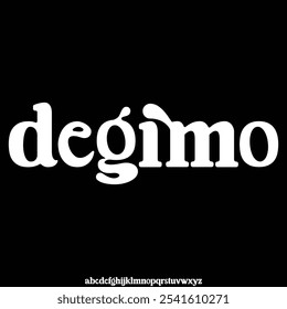 modern, futuristic modern geometric font