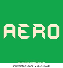 modern, futuristic modern geometric font