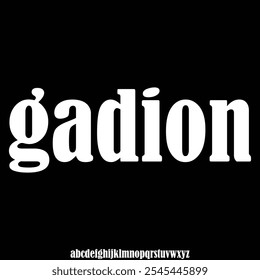 modern and futuristic geometric font vector