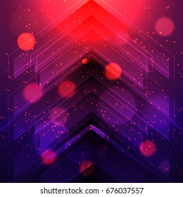 Modern futuristic hi tech abstract background with arrows element.
