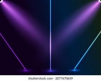 Modern futuristic neon background vector illustration.	