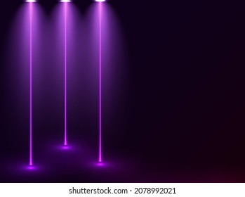 Modern futuristic neon background vector illustration.	