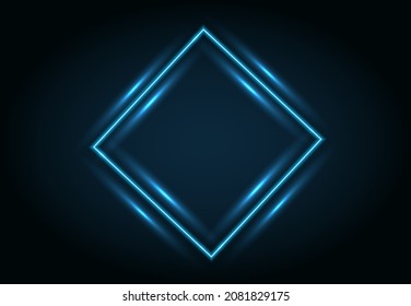 Modern futuristic neon background vector illustration.
