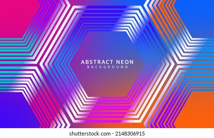 Modern futuristic neon light background. abstract neon light background style