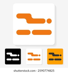 modern futuristic number logo design