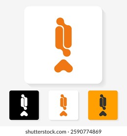 modern futuristic number logo design