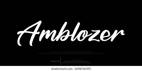 O alfabeto moderno de estilo futurista exibe a ilustração do vetor de fonte. Tipo de face de Júpiter