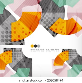 Composición abstracta moderna de tecnología futurista, formas superpuestas