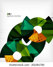 Composición abstracta moderna de tecnología futurista, formas superpuestas