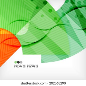 Modern futuristic techno abstract composition, overlapping shapes