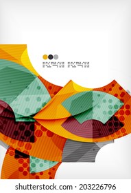 Composición abstracta moderna de tecnología futurista, formas superpuestas