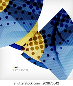 Composición abstracta moderna de tecnología futurista, formas superpuestas