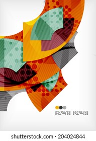 Composición abstracta moderna de tecnología futurista, formas superpuestas