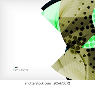 Composición abstracta moderna de tecnología futurista, formas superpuestas