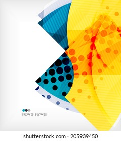 Composición abstracta moderna de tecnología futurista, formas superpuestas