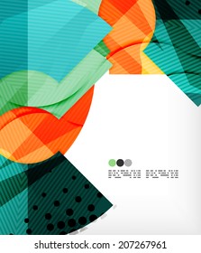 Composición abstracta moderna de tecnología futurista, formas superpuestas