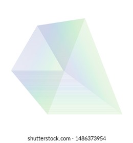 modern futuristic technology design element wavy effect 3d structure isolated on white vector template background 