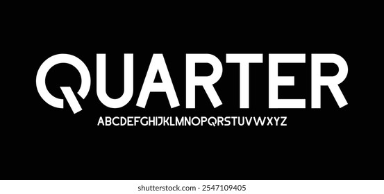 Modern futuristic technology sci fi font vector typeface 

