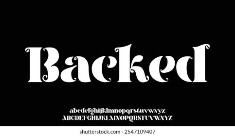 Tecnología futurista moderna tipografía de Vector de fuente de ciencia ficción 