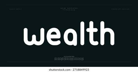 MODERN FUTURISTIC TECHNOLOGY SCI FI FONT VECTOR TYPEFACE