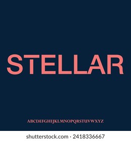 modern futuristic typeset display font