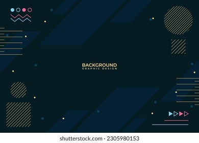 Modern and futuristic of universe background design template. Vector illustration