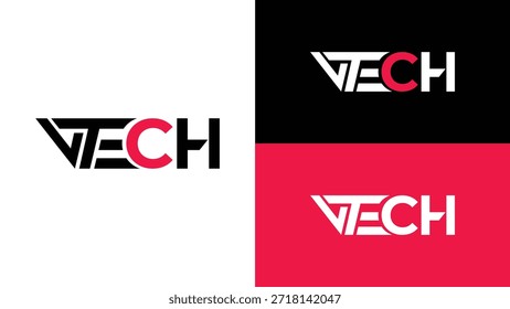 Modern and futuristic V Tech logo design featuring bold geometric typography and a dynamic red, black, and white color palette. Ideal for technology companies, startups, software, hardware, AI, electronics, esports, and digital branding. Clean, professional, and versatile logo suitable for websites, apps, corporate identity, and marketing materials.