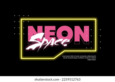 Modern futuristic vaporwave elements for streetwear fashion, duitable for printing
