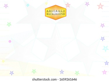 Modern futuristic virtual abstract background. Science network pattern, connecting lines and star. vector eps 10