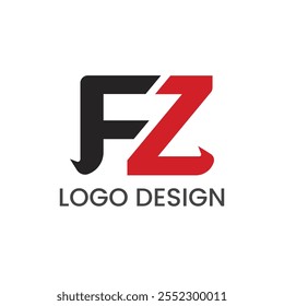 Modern FZ Logo Design Template