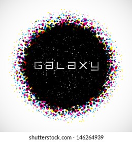 Modern Galaxy Design | EPS10 Vector