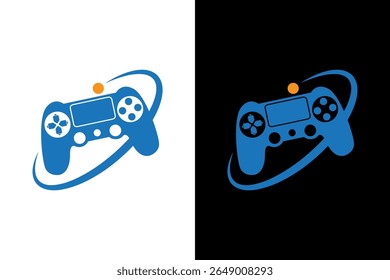 Modern Game Controller Illustration Design