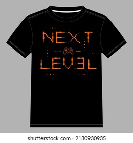  controlador de juego gamepad joystick moderno para impresión de camisetas.Ilustración vectorial de diseño personalizada 