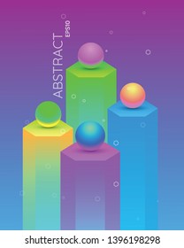 Modern gaming abstract hexagonal background illustration