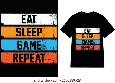 modern Gaming t-shirt design for all