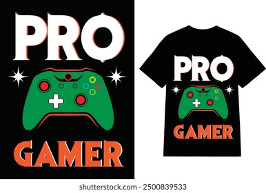 modern Gaming t-shirt design for all