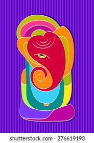 Modern Ganesha card/cover