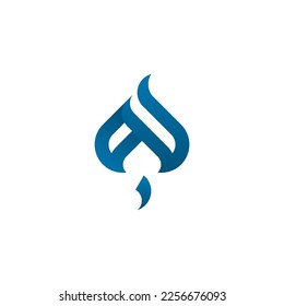 modern genie head illustration vector logo