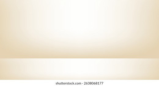 Modern gentle light beige background for product presentation with light andand intricate shadow from the window simple abstract modern