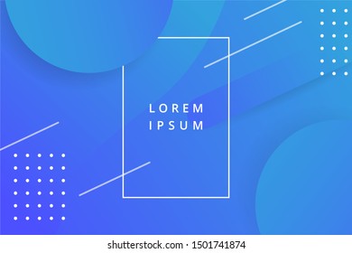Modern geomentric abstract background. Dynamc set composition. cool gradient. Eps10 vector. - Vector