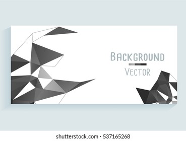 Modern Geometeric Business Card Template - Vector Illustration