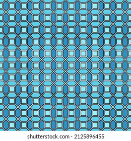 Modern geometirc seamless pattern vector design. Silver grid border for polygons and squares ornament. Wallpaper endless pattern. Interior decor print.