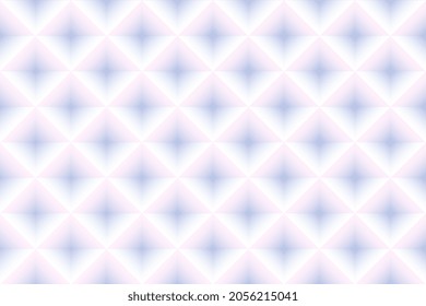 Fondo 3d geométrico moderno. Patrón geométrico blanco, rosa y azul sin costuras. 3d Geometría sin fisuras para el diseño de superficie, tejido, papel de envoltura. Ilustración del vector EPS10.