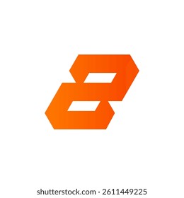 Modern Geometric 8 Shape Logo