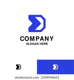 Plantilla de diseño de logotipo geométrico y abstracto moderno
