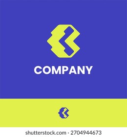 Moderne geometrische und abstrack Logo Design-Vorlage