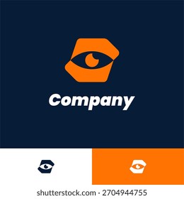 Plantilla de diseño de logotipo geométrico y abstracto moderno