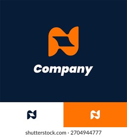Plantilla de diseño de logotipo geométrico y abstracto moderno