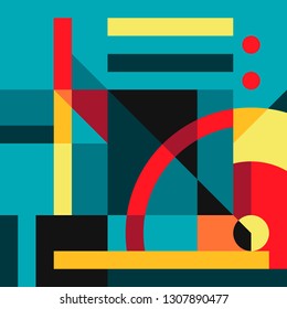 Modern geometric abstract background