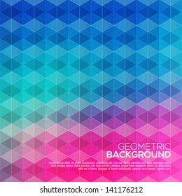 Modern geometric abstract background.